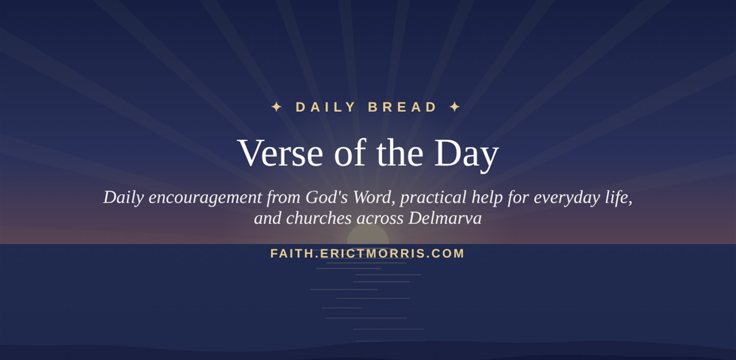 Daily Bread: Verse of the Day